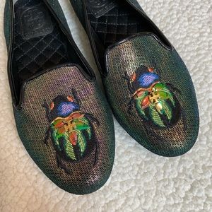 Tory Burch Beetle Loafers